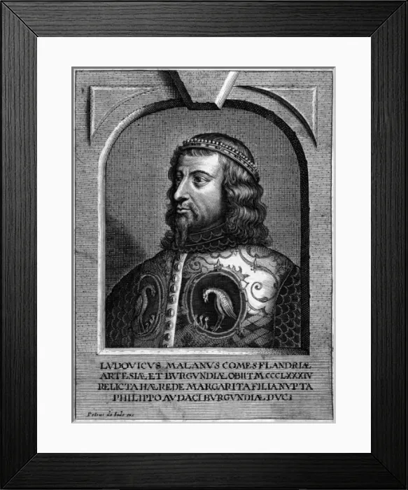 Framed Print : Louis Comte Flandres Framed Print : Louis Comte Flandres