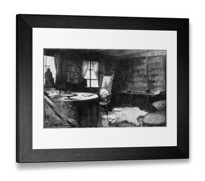 Framed Print : Flauberts Study Framed Print : Flauberts Study