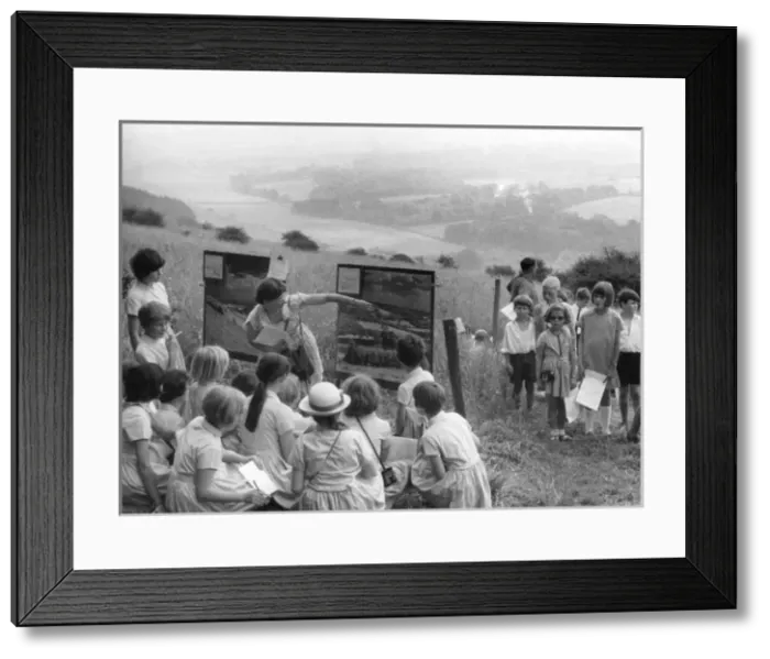 Framed Print : Kids on Nature Trail Framed Print : Kids on Nature Trail