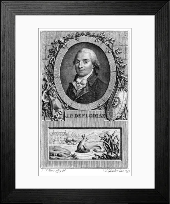 Framed Print : Jean Pierre Florian 2 Framed Print : Jean Pierre Florian 2