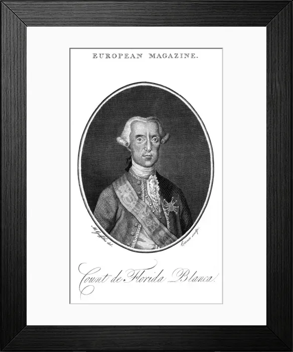 Framed Print : Jose Floridablanca Framed Print : Jose Floridablanca