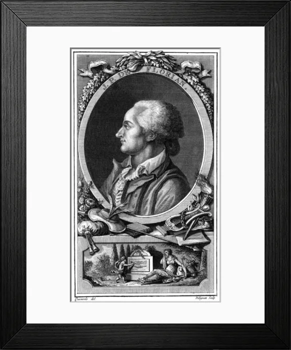 Framed Print : Jean Pierre Florian Framed Print : Jean Pierre Florian