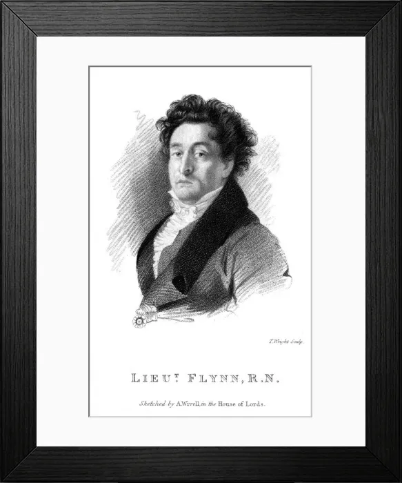 Framed Print : Lieutenant Flynn Framed Print : Lieutenant Flynn