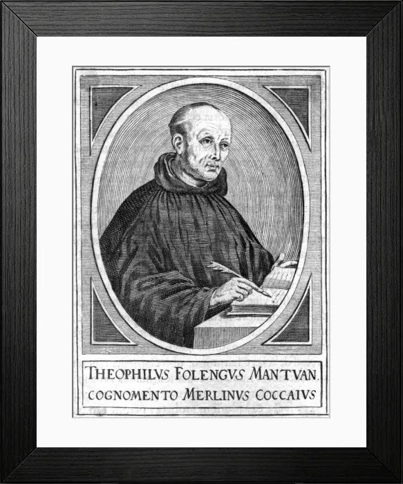 Framed Print : Theophilus Folengo Framed Print : Theophilus Folengo
