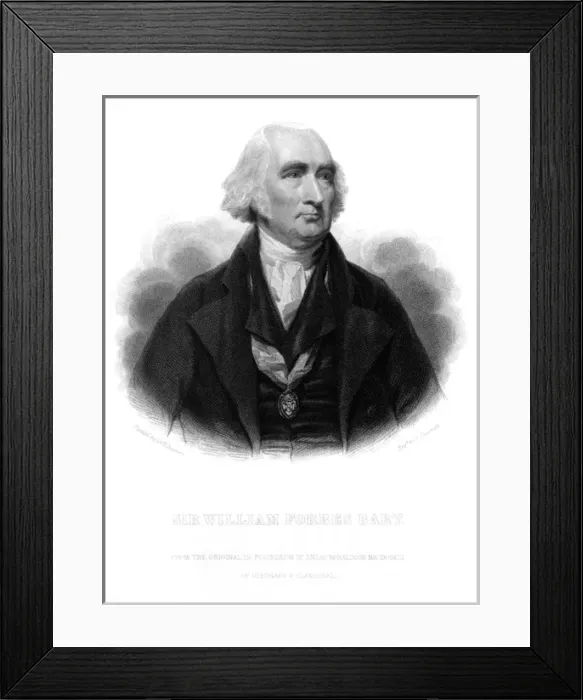Framed Print : Sir William Forbes - 2 Framed Print : Sir William Forbes - 2