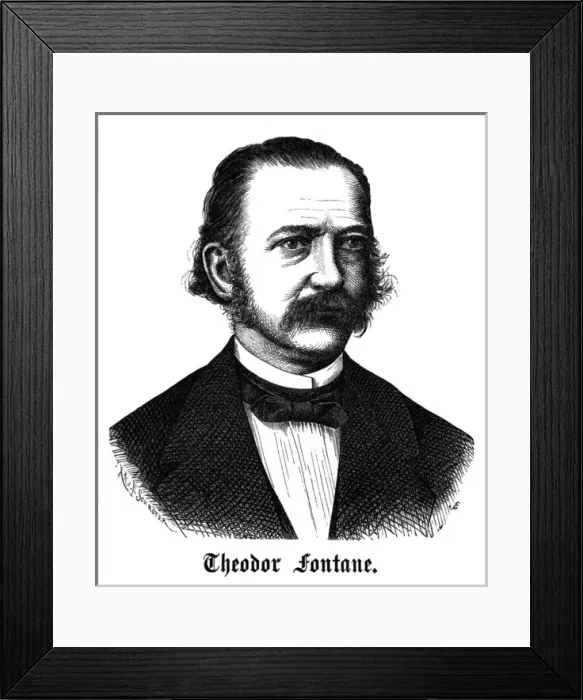 Framed Print : Theodor Fontane Framed Print : Theodor Fontane