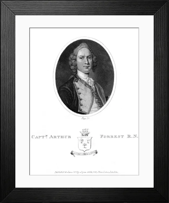 Framed Print : Capt. Arthur Forrest Framed Print : Capt. Arthur Forrest