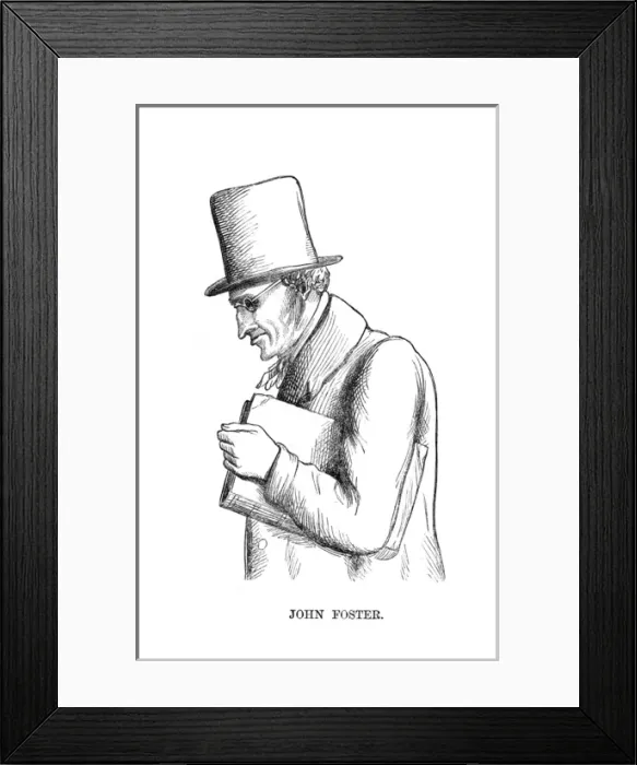 Framed Print : John Foster, Writer Framed Print : John Foster, Writer
