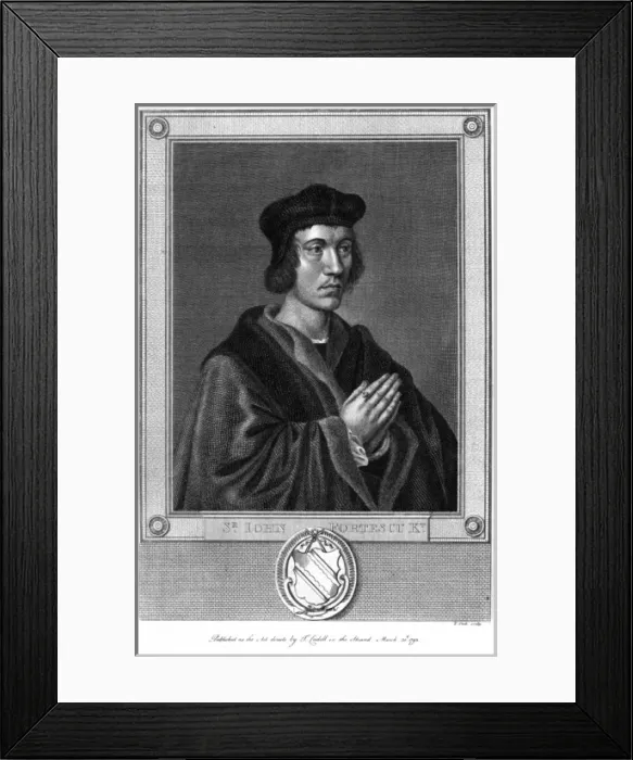 Framed Print : Sir John Fortescue - 2 Framed Print : Sir John Fortescue - 2