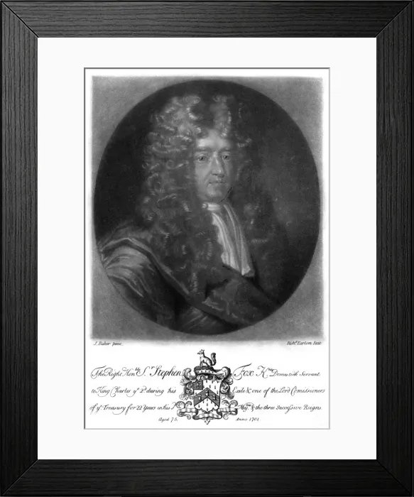 Framed Print : Sir Stephen Fox Framed Print : Sir Stephen Fox
