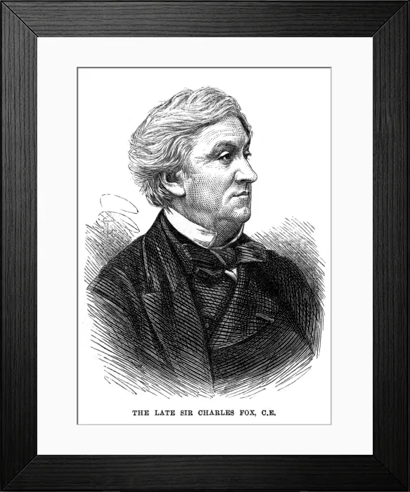 Framed Print : Sir Charles Fox - 2 Framed Print : Sir Charles Fox - 2