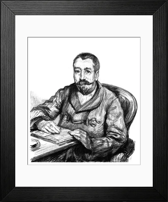 Framed Print : Anatole France Seated Framed Print : Anatole France Seated
