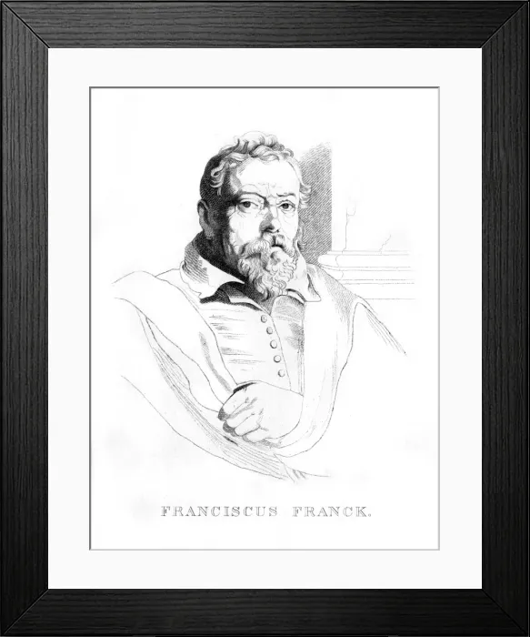Framed Print : Franciscus Franck - 1 Framed Print : Franciscus Franck - 1