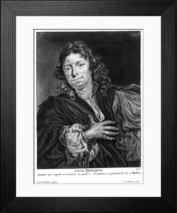 Framed Print : Lucas Francois, Artist Framed Print : Lucas Francois, Artist