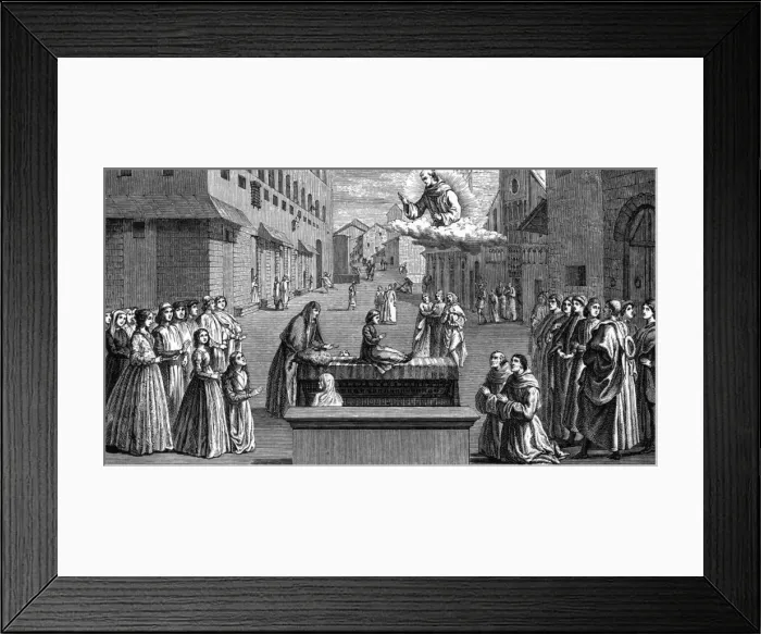 Framed Print : Francis Resuscitates Framed Print : Francis Resuscitates