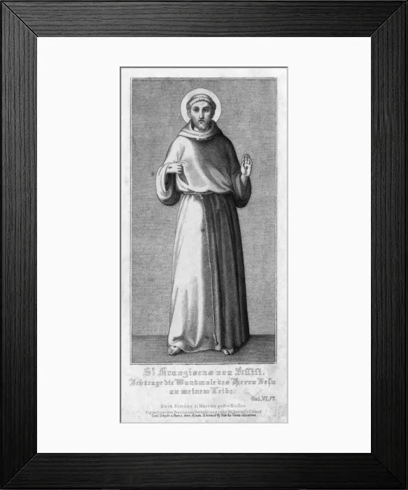 Framed Print : Francis of Assisi Stigma Framed Print : Francis of Assisi Stigma