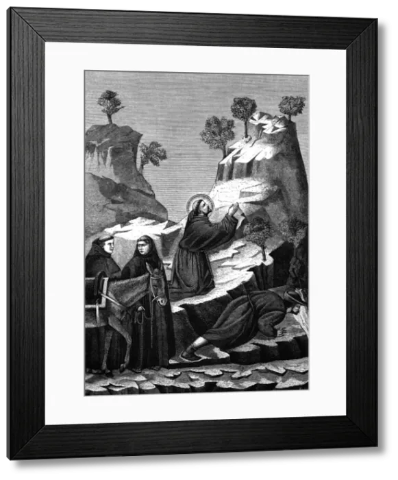 Framed Print : Francis Supplies Water Framed Print : Francis Supplies Water
