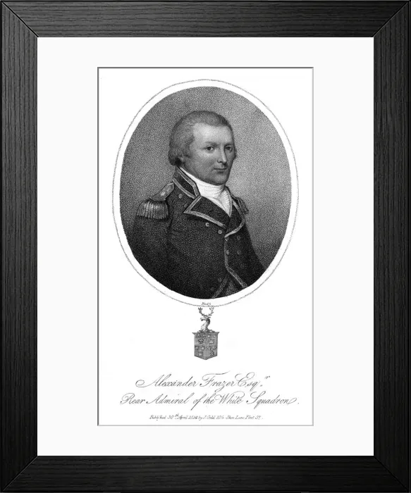 Framed Print : Alexander Frazer, Naval Framed Print : Alexander Frazer, Naval