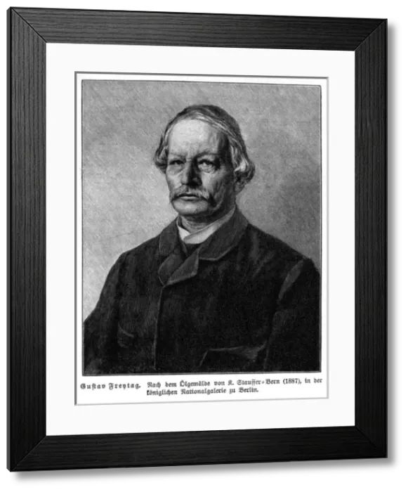 Framed Print : Gustav Freytag - 3 Framed Print : Gustav Freytag - 3