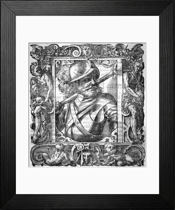 Framed Print : Georg Von Frundsberg 1 Framed Print : Georg Von Frundsberg 1