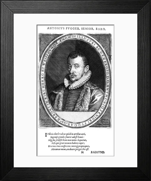 Framed Print : Anton Fugger Senior Framed Print : Anton Fugger Senior