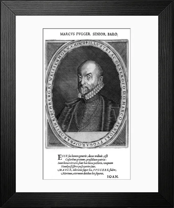Framed Print : Marcus Fugger Senior Framed Print : Marcus Fugger Senior