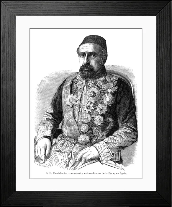 Framed Print : Mehmet Fuad Pasha Framed Print : Mehmet Fuad Pasha