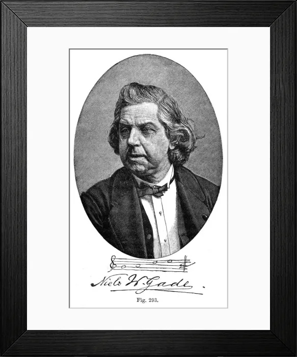 Framed Print : Niels Gade - 4 Framed Print : Niels Gade - 4