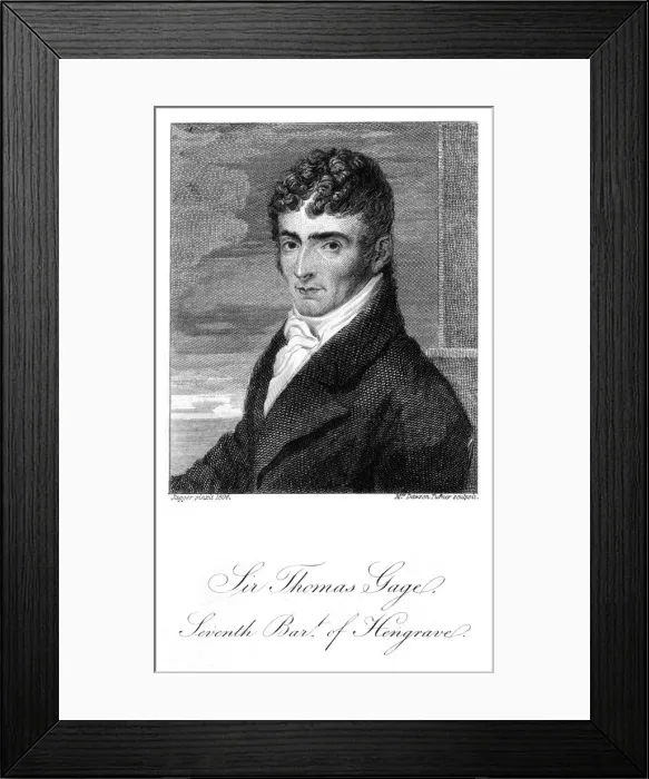 Framed Print : Sir Thomas Gage Framed Print : Sir Thomas Gage