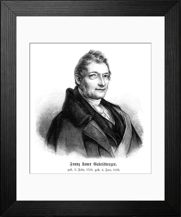 Framed Print : Franz Gabelsberger Framed Print : Franz Gabelsberger