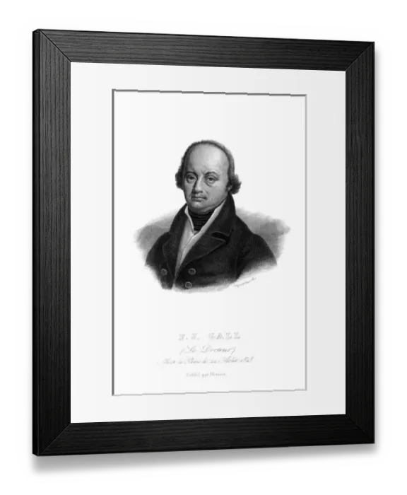 Framed Print : Franz Josef Gall Framed Print : Franz Josef Gall