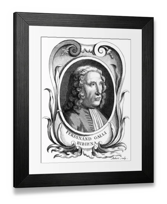 Framed Print : Ferd. Galli-Bibiena Framed Print : Ferd. Galli-Bibiena