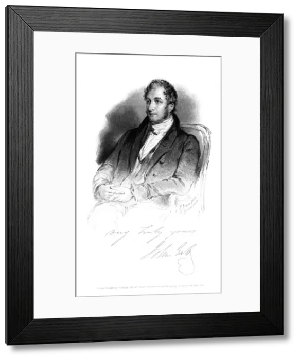 Framed Print : John Galt, Writer 2 Framed Print : John Galt, Writer 2