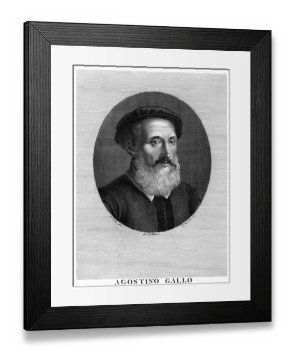 Framed Print : Agostino Gallo Framed Print : Agostino Gallo