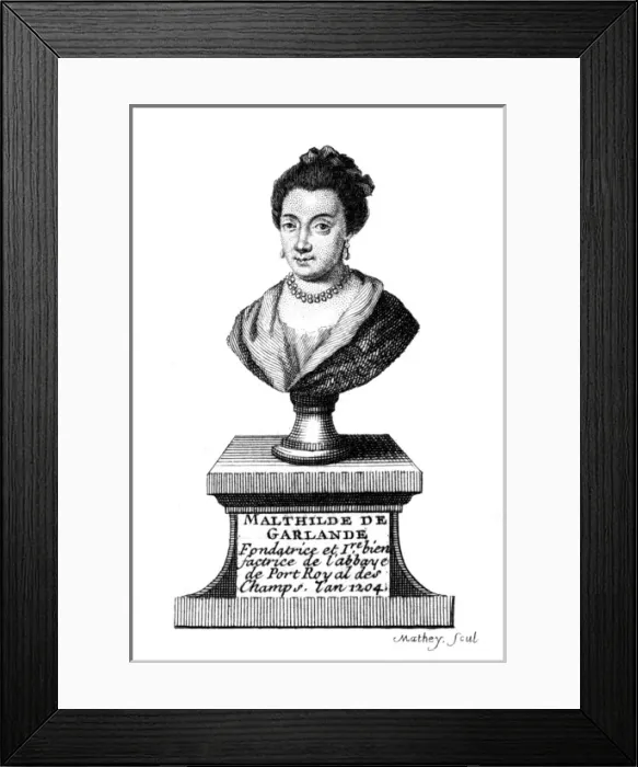 Framed Print : Mathilde De Garlande Framed Print : Mathilde De Garlande
