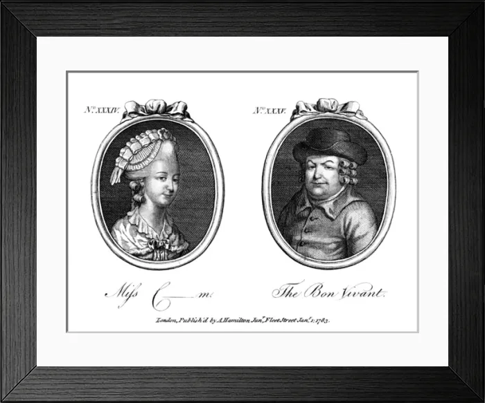 Framed Print : Bamber Gascoyne & Friend Framed Print : Bamber Gascoyne & Friend