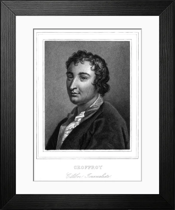 Framed Print : Julien Louis Geoffroy Framed Print : Julien Louis Geoffroy