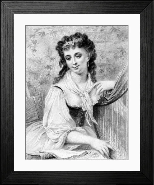 Framed Print : Ctesse De Genlis (Staal)