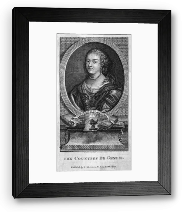 Framed Print : Ctesse De Genlis (Anon) Framed Print : Ctesse De Genlis (Anon)