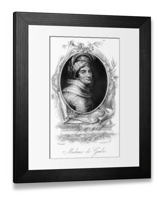 Framed Print : Ctesse Genlis (De Lou) Framed Print : Ctesse Genlis (De Lou)