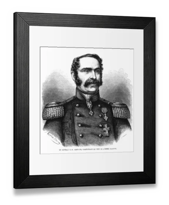 Framed Print : General J D Gerlach Framed Print : General J D Gerlach