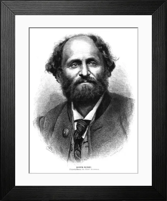 Framed Print : Friedrich Gerstacker Framed Print : Friedrich Gerstacker