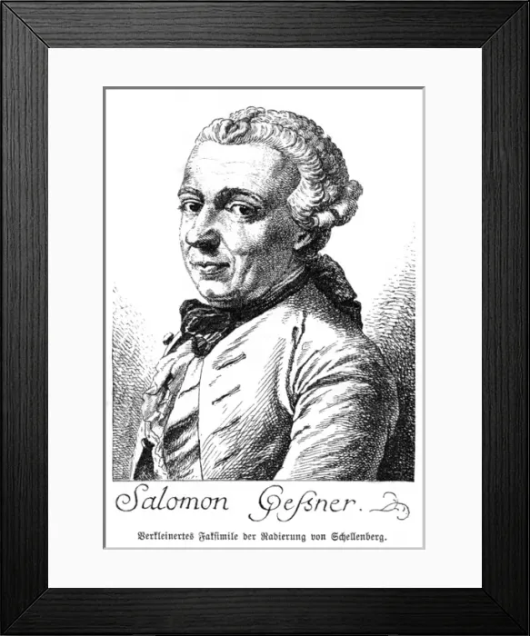 Framed Print : Salomon Gessner - 4 Framed Print : Salomon Gessner - 4