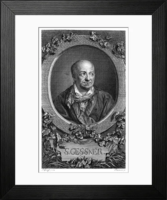 Framed Print : Salomon Gessner - 6 Framed Print : Salomon Gessner - 6