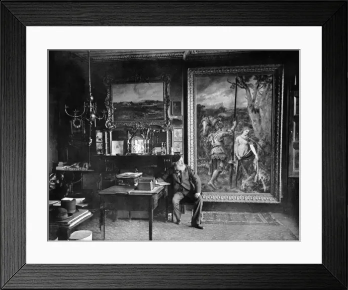 Framed Print : Gilbert in Studio Framed Print : Gilbert in Studio