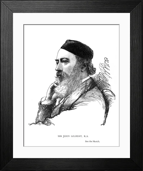 Framed Print : Sir John Gilbert