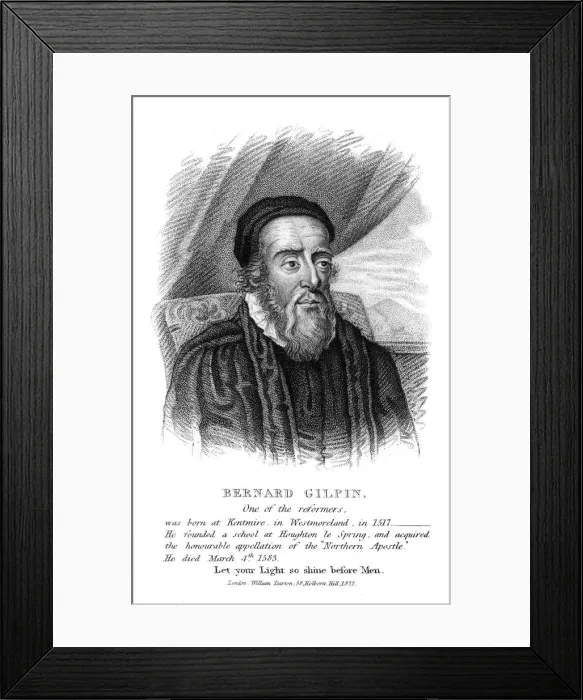 Framed Print : Bernard Gilpin - 2 Framed Print : Bernard Gilpin - 2