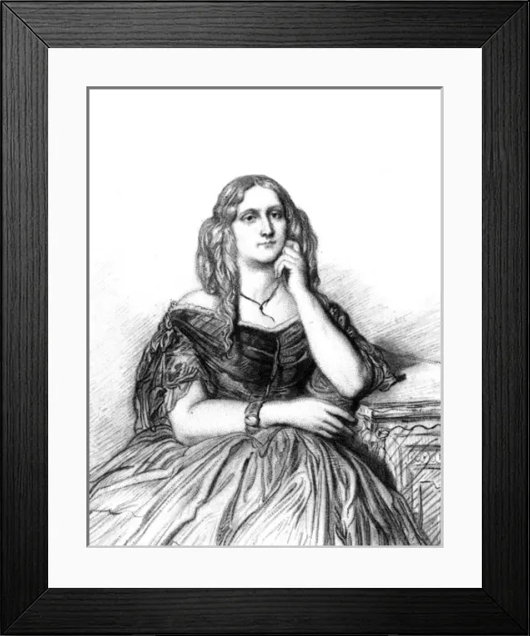 Framed Print : Delphine Girardin - 4 Framed Print : Delphine Girardin - 4