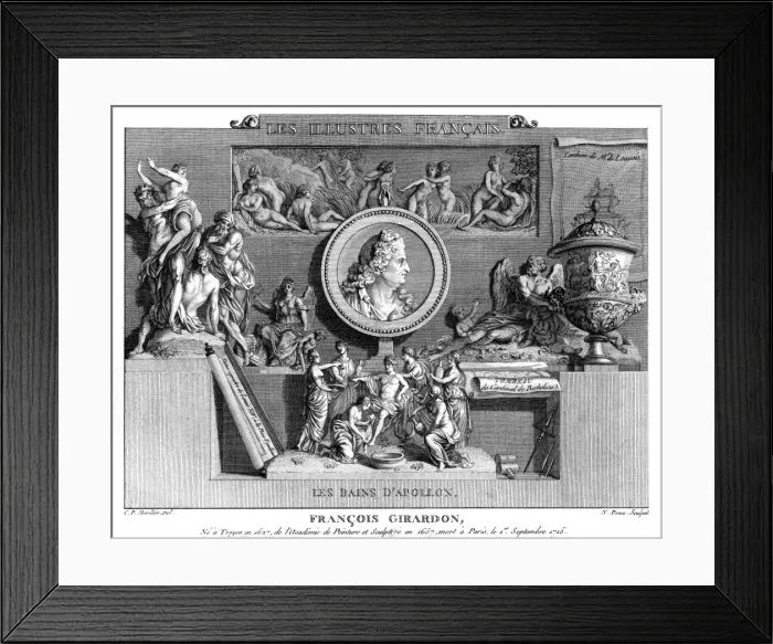 Framed Print : Francois Girardon - 1 Framed Print : Francois Girardon - 1