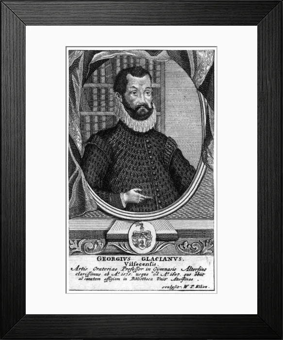 Framed Print : Georg Glacianus Framed Print : Georg Glacianus